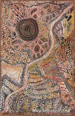 Bush Tucker drömmer med rinnande vatten Bush Tucker drömmer med rinnande vatten