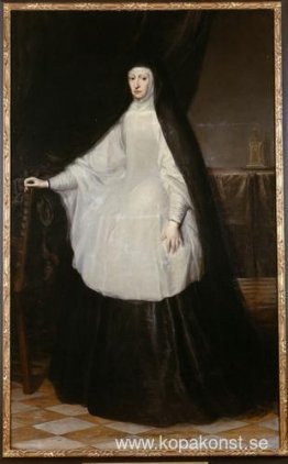 Ärkehertiginnan Maria Anna drottning av Spanien som änka Ärkehertiginnan Maria Anna drottning av Spanien som änka