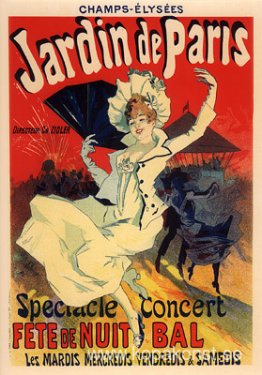 Paris trädgård, nattfestbal Paris trädgård, nattfestbal