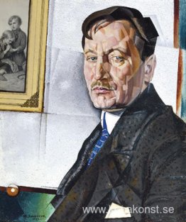 Porträtt av Alexander Tikhonov Porträtt av Alexander Tikhonov