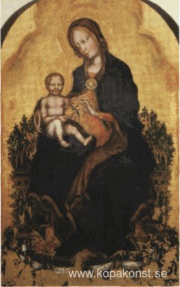 Madonna med änglar Madonna med änglar