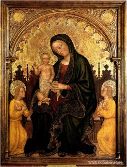 Madonna med barn och två änglar Gentile da Fabriano Madonna med barn och två änglar Gentile da Fabriano