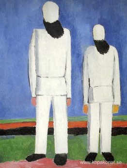Två mansfigurer Två mansfigurer