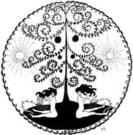 Två dryads Två dryads