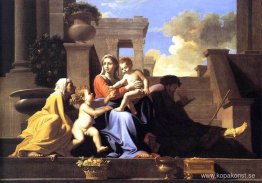 Helig familj på trappan Helig familj på trappan