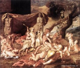 Bacchanal av Putti Bacchanal av Putti