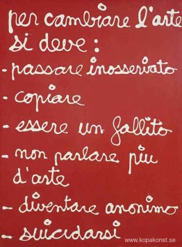 Per cambiare l'arte Per cambiare l'arte