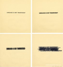 Språket är inte transparent Språket är inte transparent