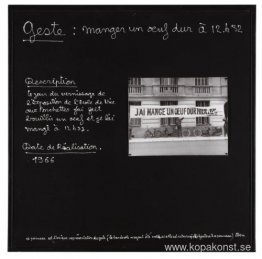 Åtgärd: Ät ett hårdkokt ägg klockan 12:32. Åtgärd: Ät ett hårdkokt ägg klockan 12:32.