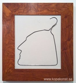 Hängande man i porslin Hängande man i porslin