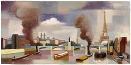 Utsikt över Paris eller Seine vid gryningen Utsikt över Paris eller Seine vid gryningen