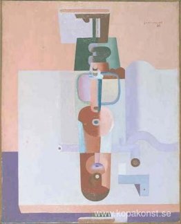 Rosa flaska och bok Rosa flaska och bok