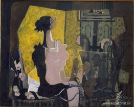 Kvinna med staffli Kvinna med staffli