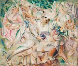 Fyra flickor och en student Fyra flickor och en student