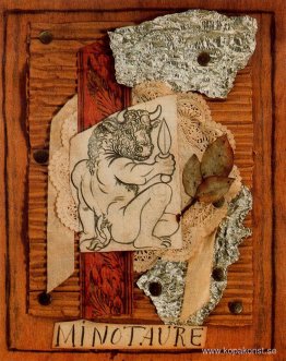 Modell för omslaget till "Minotaur" Modell för omslaget till "Minotaur"