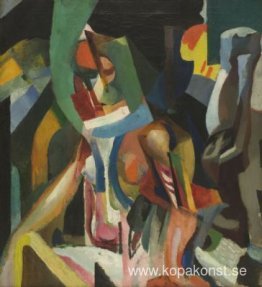Komposition (sittande naken) Komposition (sittande naken)