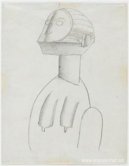 Studie av mask för skapandet av Monde Studie av mask för skapandet av Monde