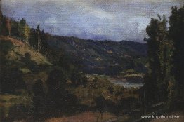 Bergig flodstrand av Oyat Bergig flodstrand av Oyat