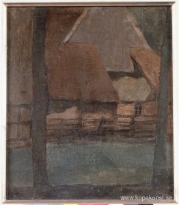 Gavelgård med träd Gavelgård med träd