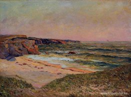 Sanddynerna i Port Blanc nära Ile de Quiberon Sanddynerna i Port Blanc nära Ile de Quiberon