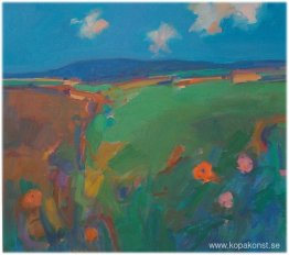 West Penwith sommarlandskap West Penwith sommarlandskap