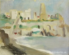 Lipari, Portinenti mit Windmühlenturm Lipari, Portinenti mit Windmühlenturm