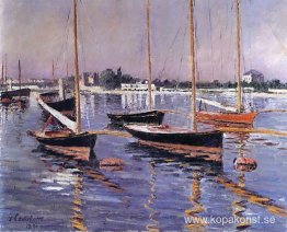 Båtar på Seine vid Argenteuil Båtar på Seine vid Argenteuil