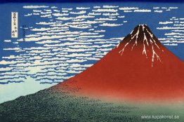 Fuji, berg i klart väder (Red Fuji) Fuji, berg i klart väder (Red Fuji)