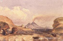 Vesuvius sett från ön Capri Vesuvius sett från ön Capri