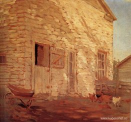 Gammal sten och lada Gammal sten och lada