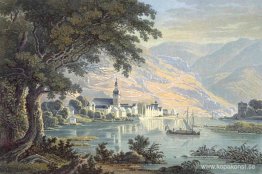 Staden Zell vid Moselfloden i Tyskland Staden Zell vid Moselfloden i Tyskland