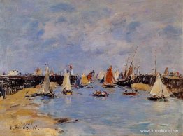 Trouville. Jettys lågvatten. Trouville. Jettys lågvatten.
