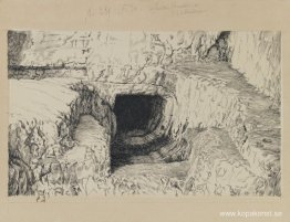 Den runda stenen sett från utsidan Den runda stenen sett från utsidan