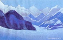 Himalaya. Snöiga toppar. Himalaya. Snöiga toppar.