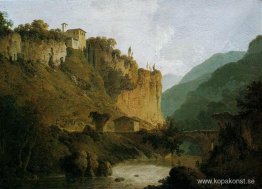 Klostret San-Cosimato och en del av Claudian akvedukten nära Vic Klostret San-Cosimato och en del av Claudian akvedukten nära Vic