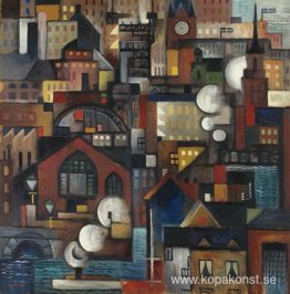 Stockholm från studion Stockholm från studion