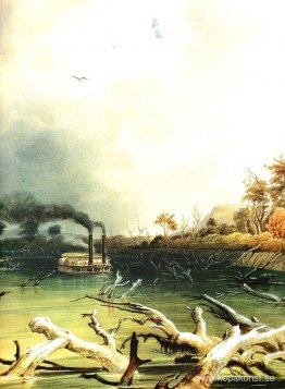 Snags på Missourifloden Snags på Missourifloden