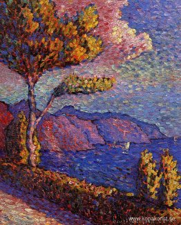 Kanalen nära St Tropez Kanalen nära St Tropez