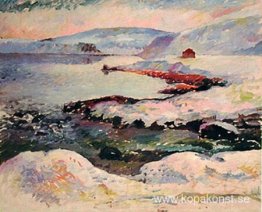 Utsikt över Elliðaárvogur, Reykjavík Utsikt över Elliðaárvogur, Reykjavík