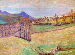 Utsikt över Saint-Sauves Utsikt över Saint-Sauves