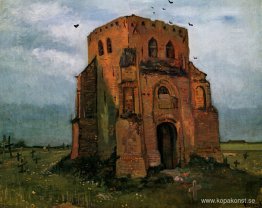 Country Churchyard och Old Church Tower Country Churchyard och Old Church Tower