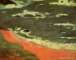 Stranden vid Le Pouldu Stranden vid Le Pouldu