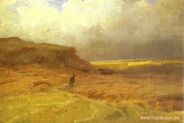 Moln över kullar. Studera Moln över kullar. Studera