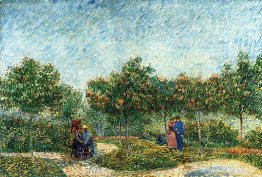 Voyer d'Argenson-parken i Asnieres Voyer d'Argenson-parken i Asnieres