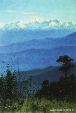 Himalaya på kvällen Himalaya på kvällen