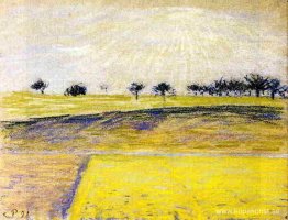 Soluppgång över fälten, Eragny Soluppgång över fälten, Eragny
