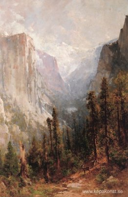 El Capitan med moln Vila bortom, Yosemite El Capitan med moln Vila bortom, Yosemite