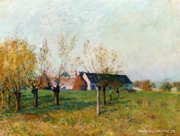 Gården vid Trou d Enfer, höstmorgon Gården vid Trou d Enfer, höstmorgon