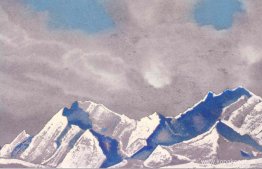 Studie av berg Studie av berg