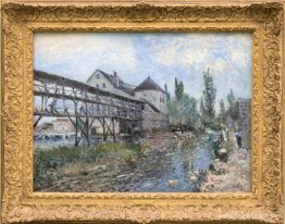 Vattenkvarn nära Moret av Alfred Sisley Vattenkvarn nära Moret av Alfred Sisley